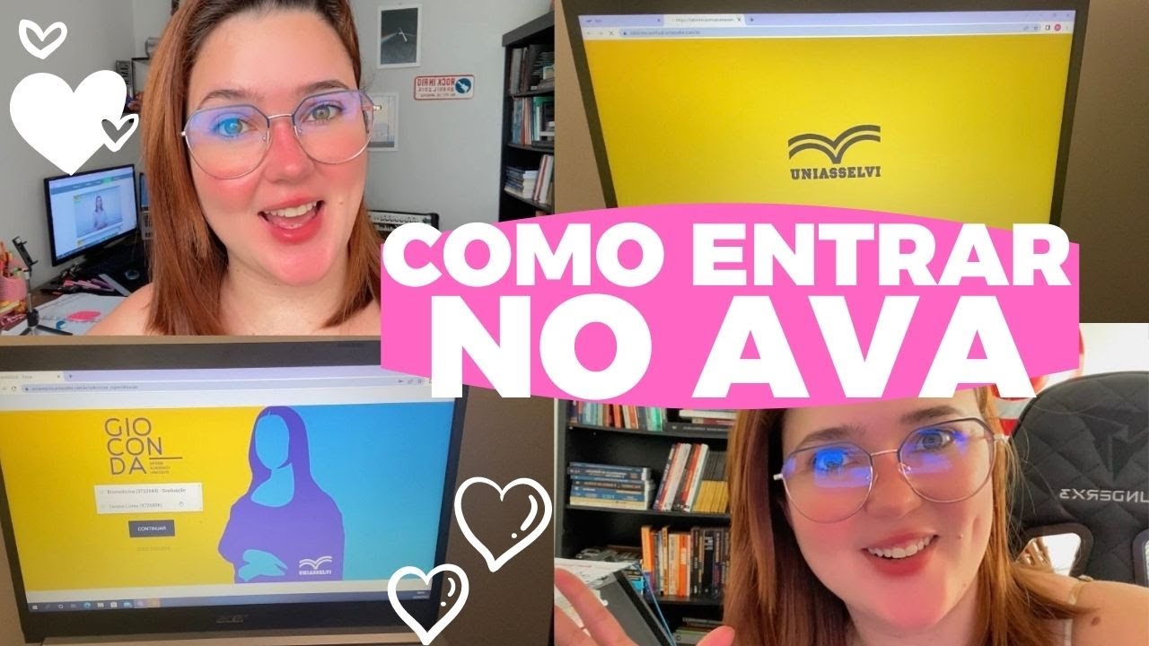 Como entrar no AVA / Plataforma de Ensino EAD Uniasselvi - Leo App Gioconda. Passo a Passo