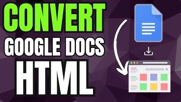 How to Convert Google Docs to HTML Web Page Using Google Doc