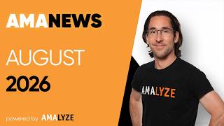AMAnews AUGUST 2026 Amazon SEO PPC Marketplace News from AMALYZE