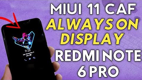 MIUI 11 Redmi Note 6 Pro | Always On Display | MIUI 11 Caf ROM | Pubg HD | Best MIUI 11 ROM