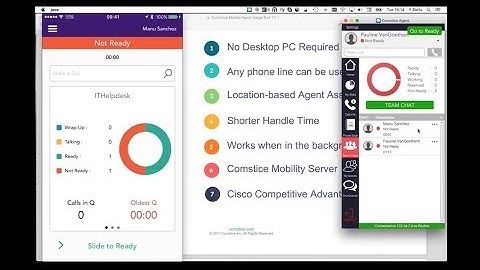 Comstice Mobile Agent for Cisco Finesse in UCCE and UCCX