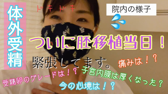 2人目不妊 不妊治療 体外受精の経過報告 胚移植6日目の体調の変化についてお話しします 妊活vlog Youtube