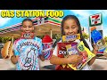 Eating Only GAS STATION FOOD for 24 Hours | FamousTubeFamily