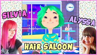 Silvia e Alyssa parrucchiere con Toca Hair Saloon 3! screenshot 5