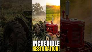 🔥 Abandoned Vintage Tractor Restoration | From Rust to Glory! 🚜 #automobile #tactor #vintage