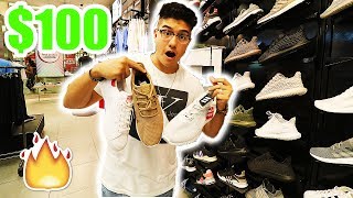 THE $100 CHALLENGE!! (FOOTLOCKER VS PAYLESS)