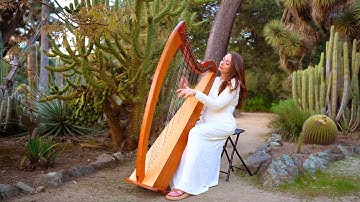 Sacred Prayer: 1 Hour of Meditative Harp Music I Sarah Bhalla