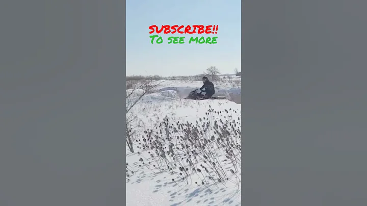 Skidoo FAIL !!! #skidoo #shorts #fail #snowmobiling #snowmobile #crash