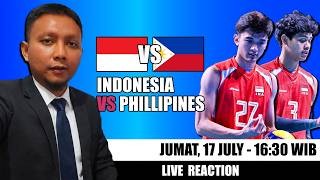 🔴 INDONESIA VS PHILLIPINES, SEA V-CUP MEN 2026 LIVE REACTION