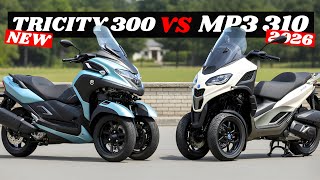 Piaggio MP3 310 vs Tricity 300 (2026) – Which 3-Wheel Scooter Is Better?