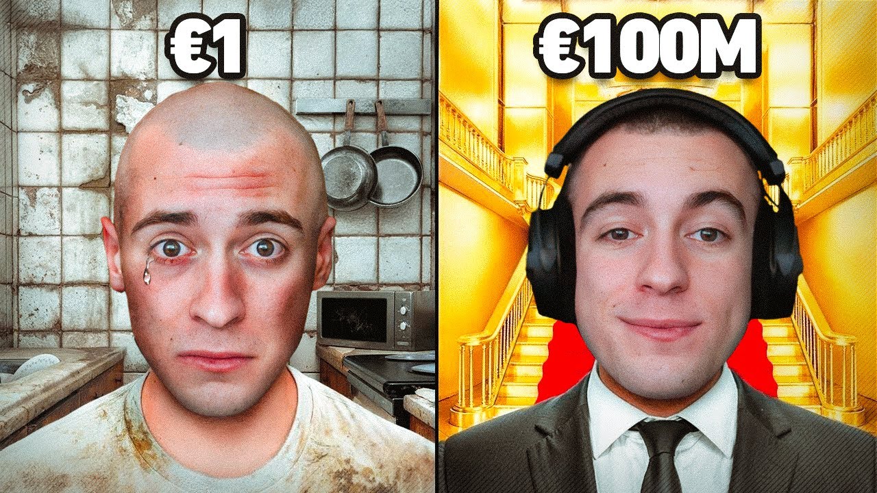 REAGISCO a CASA da 1€ vs 100,000,000€ di MRBEAST!!