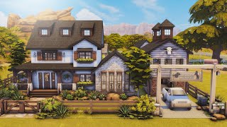 Family Ranch House ???‍?? | The Sims 4 | Horse Ranch | Chestnut Ridge | Stop Motion | NO CC