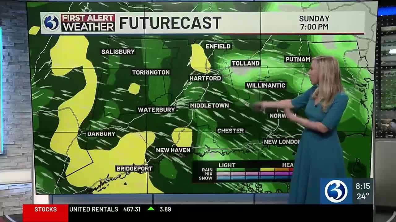 FORECAST: First Alert for rain, heavy at times later Sunday - YouTube