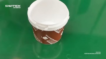 SWITEK  2.3liter bucket +handle family mould,IML and auto assembly item