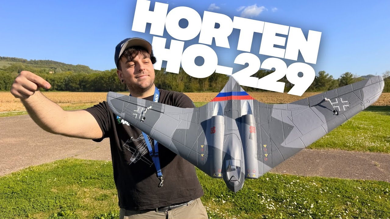 The NEW @AviNationRC Horten Ho-229 twin 35mm EDF (813mm) - Maiden