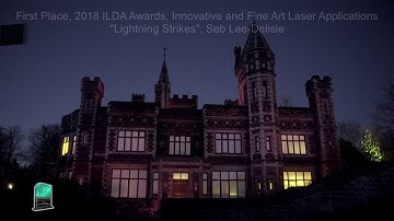 2018 ILDA Awards - 1st Innovative & Fine Art - "Lightning Strikes", Seb Lee-Delisle