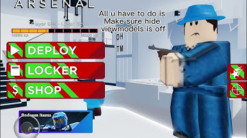 How to fix invisible gun glitch in roblox arsenal