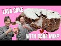 Can we turn $1.20 box cake mix into chocolate lava cake? 