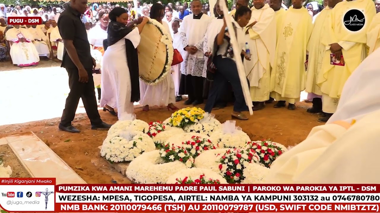 Kaburi la Marehemu Padre Paul Sabuni lilivyopambwa kwa Mashada ya Maua | Maaskofu, Mapadre & Wazazi