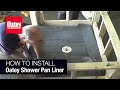 Oatey Shower Pan Liner Installation