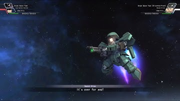 SD Gundam G Generation Cross Rays - Graze Space Type (Arianrhod Fleet) ~Battle Animations~