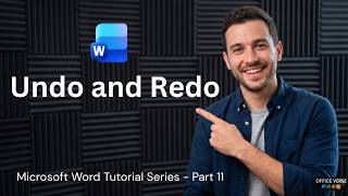 Undo and Redo in Microsoft Word Document