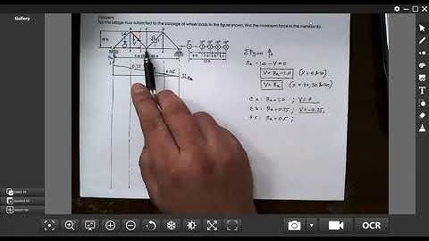 INFLUENCE LINES_ALTERNATE SOLUTION FOR DIAGONAL TRUSS MEMBERS