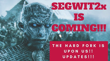 SEGWIT2X still COMING?!! The Hard Fork NOT cancelled??!!