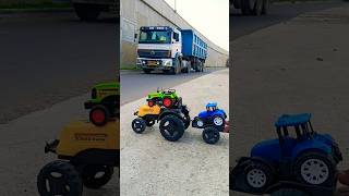 REMOTE control tractorVs Mahindra tractor and dumper truck loader UNBOXING Testing 🤯 review #tractor