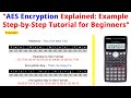 AES Algorithm in Cryptography in Bangla | 2024 Example and Explanation