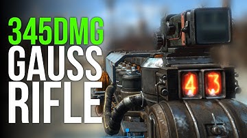Fallout 4 Rare Gauss Rifle Location! (345 Damage, Last Minute Rifle)