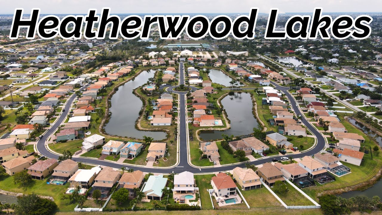 Check Out this Tour Of Heatherwood Lakes in Cape Coral, Florida! YouTube