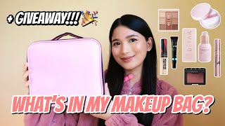 WHAT&#39;S IN MY MAKEUP BAG + GIVEAWAY! | CURRENT MAKEUP FAVORITES 2024 | PHILIPPINES