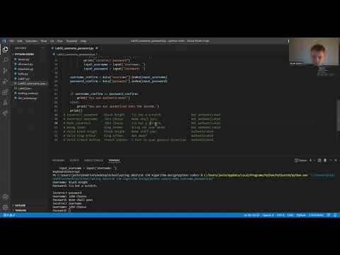 W02 Lab  Authentication Program
