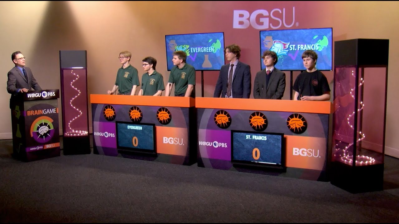 BGSU Brain Game 1025- Evergreen vs  St. Francis- Quarter Final