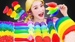 🌈무지개 먹방 모아보기🌈 Rainbow Food Mukbang JiniYum 지니얌 먹방