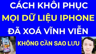 Làm cách nào để khôi phục ảnh video đã xóa trên iPhone, mà không cần sao lưu screenshot 1