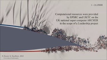 Direct numerical simulation of a transonic wing section at moderate Reynolds numbers