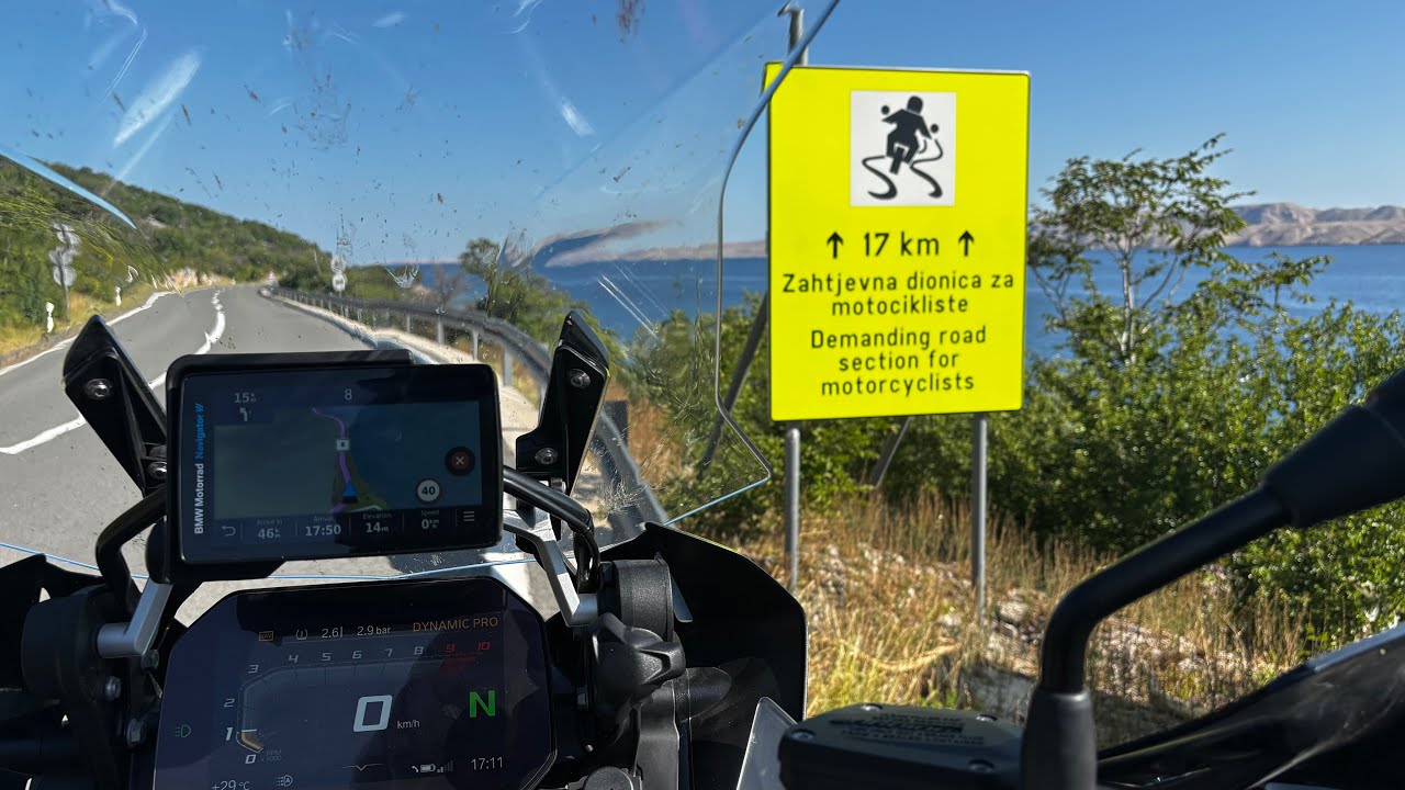 Croatia’s Most Beautiful Coastal Road | Adriatic Highway | POV Ride on BMW R1250 GS Adventure