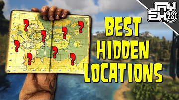 ARK HIDDEN BASE LOCATIONS AND SECRET SPOTS - The Center Edition