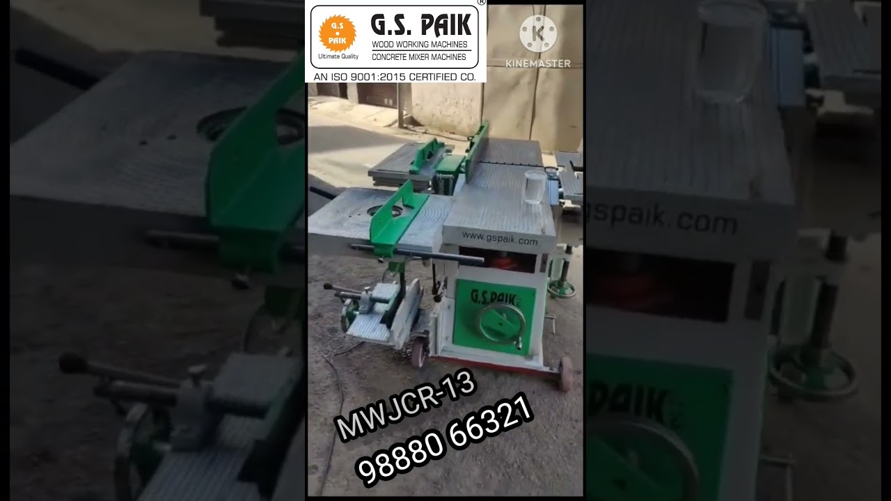 WOOD WORKING MACHINE WITH [ZERO] VIBRATION /ALL IN ONE .MWJCR-13/GS PAIK INDUSTRIES LDH/ 9888066321