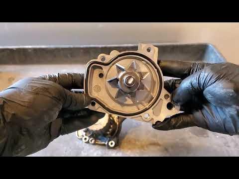96-2000 Civic water pump replacement: Part 2 - YouTube