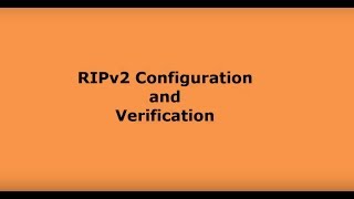 RIPv2 config