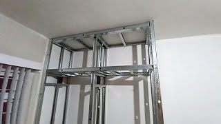 Guarda-roupa de drywall - Parte 2 - Estrutura (detalhado)