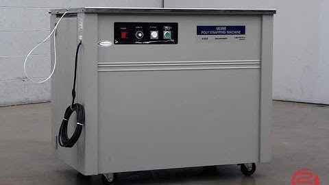 2015 Uline Model H-959 Poly Strapping Machine