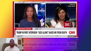 CNN Reports On Trumps First Interview After Shooting - Reporter Describes What He Told Her
