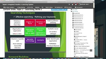 UCM Database Navigation