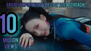 (Top20)Fastest kpop music videos of 2024 to reach 10 million views #aespa #supernova