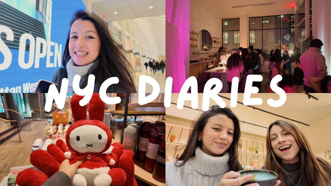 nyc diaries | filming for heytea, cha& event, shopping + PR hauls, matcha, inciardi prints, and more