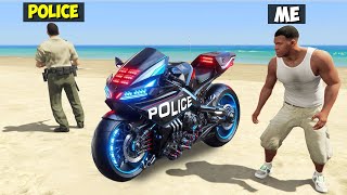 Stealing RARE POLICE SUPER BIKES in GTA 5!